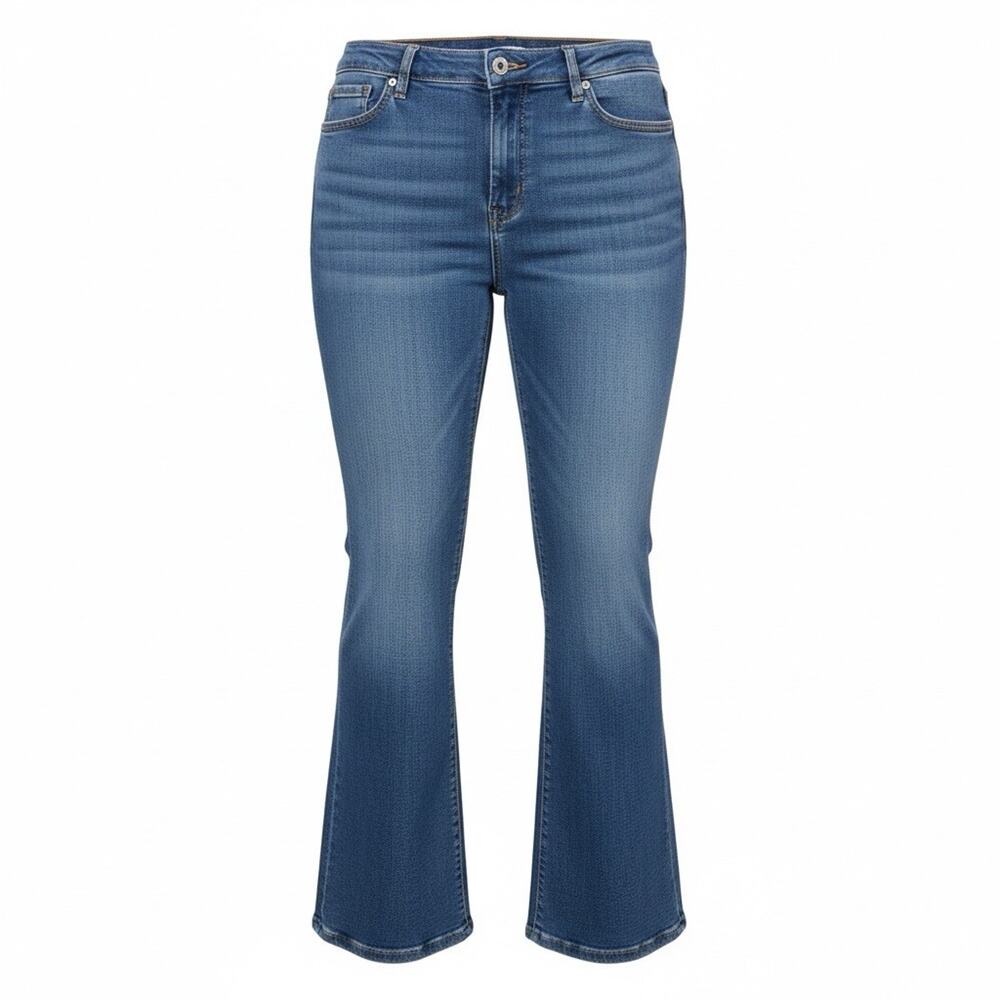 SIGNATURE LEVI STRAUSS Mid Rise Bootcut Size 26 S/W38L30 Blue Jeans New w/Tags